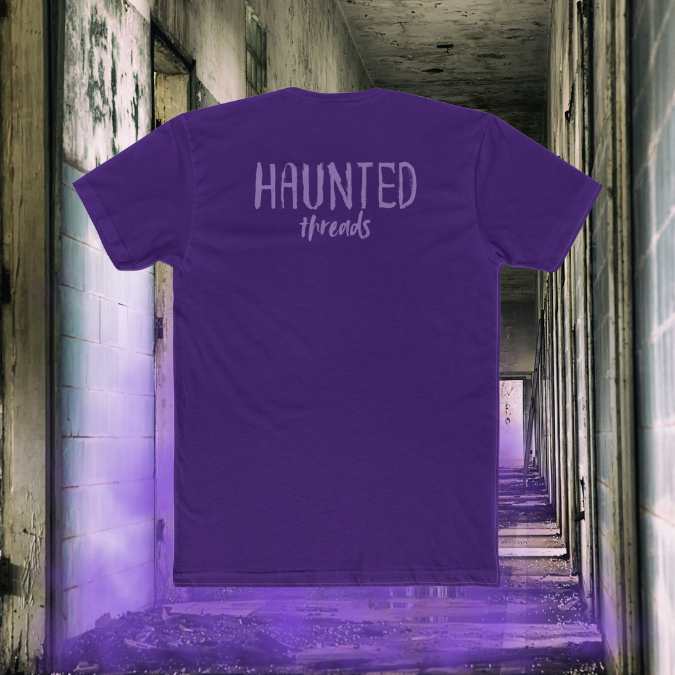 Haunted Threads Monochromatic T-Shirt | Front & Back