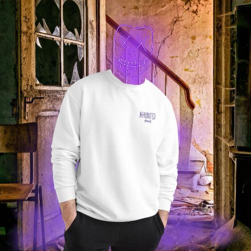 Haunted Threads Champion Crew Sweatshirt | Front & Back