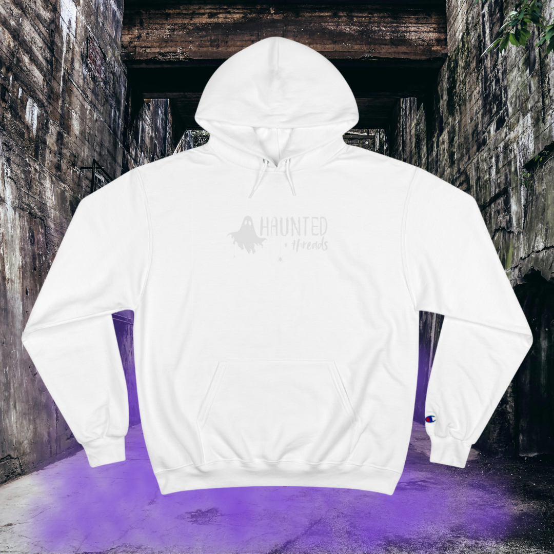 Haunted Threads Monochromatic Champion Hoodie