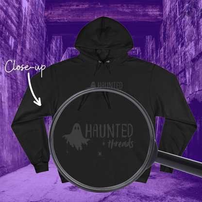 Haunted Threads Monochromatic Champion Hoodie