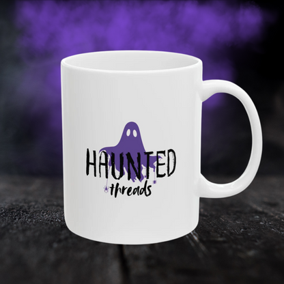 Haunted Threads Logo Coffee Mug